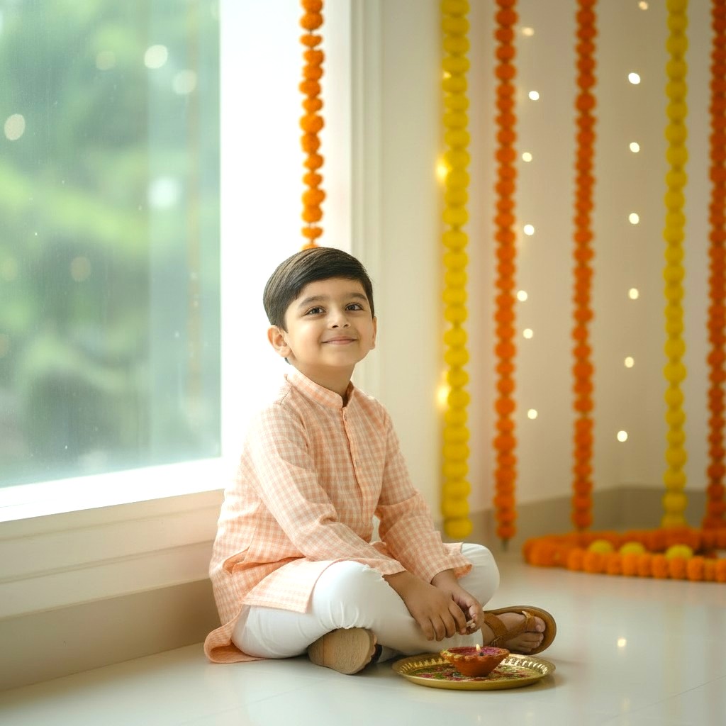 Premium Cotton Kurta Set for Boys