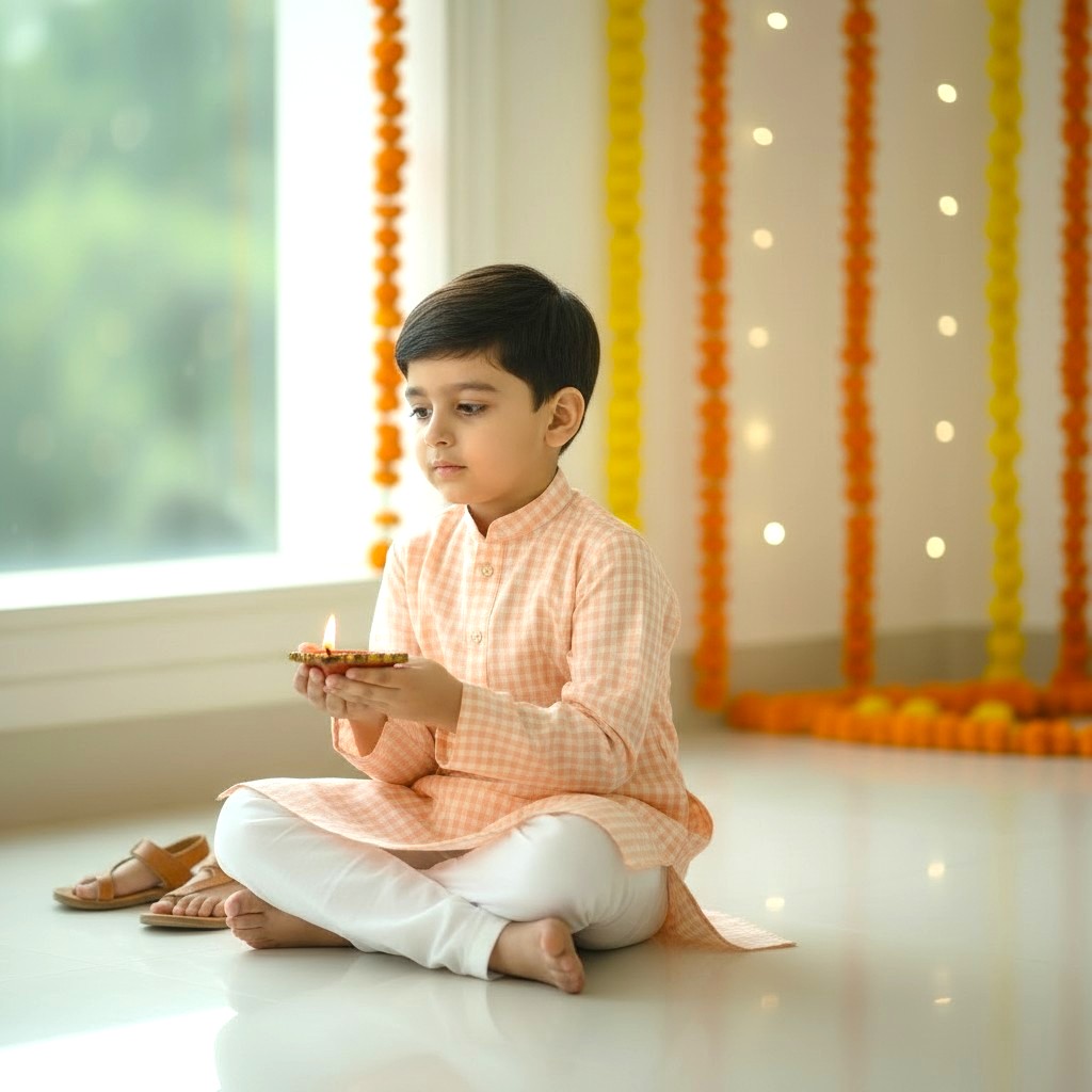 Premium Cotton Kurta Set for Boys
