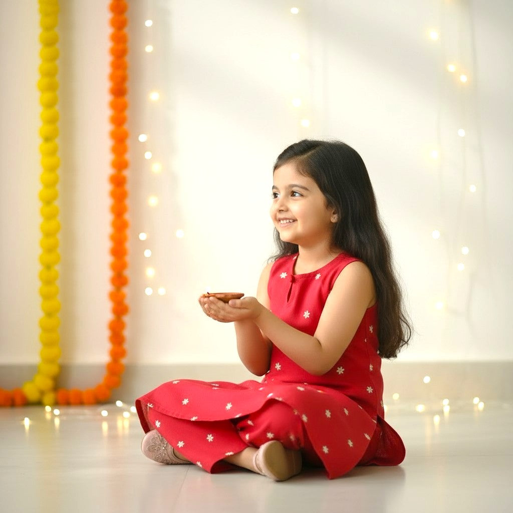 Premium Cotton Kurta Set for Girls