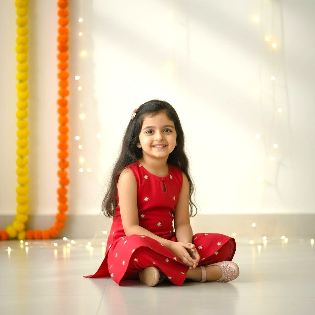 Premium Cotton Kurta Set for Girls