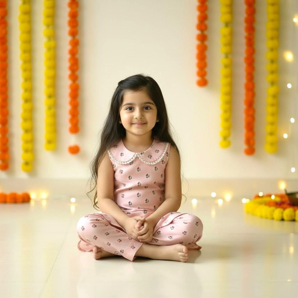 Premium Cotton Kurta Set for Girls