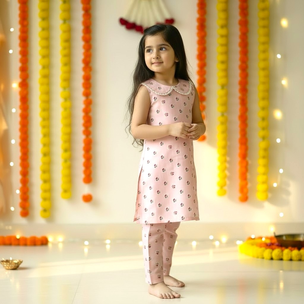 Premium Cotton Kurta Set for Girls