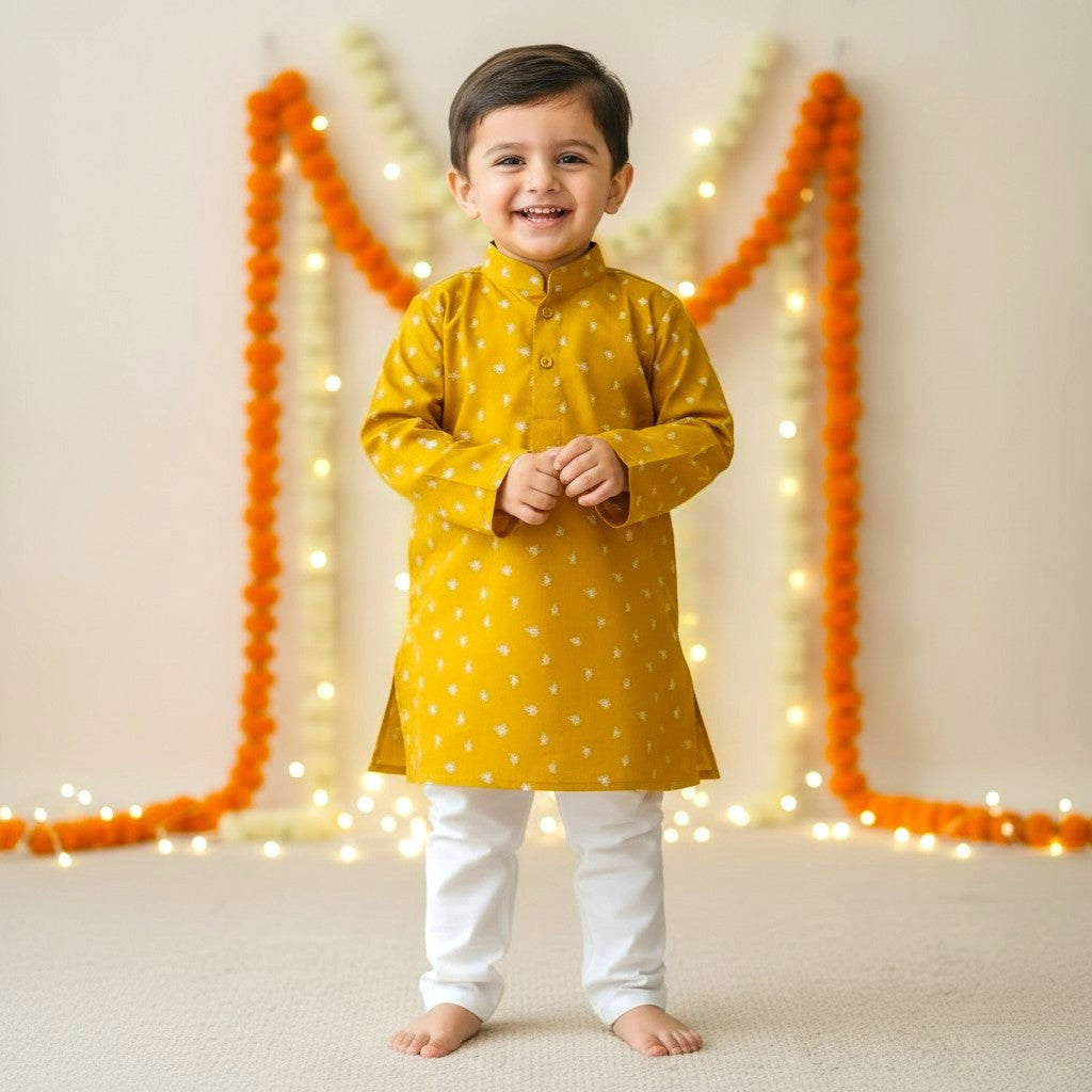 Premium Cotton Kurta Set for Boys