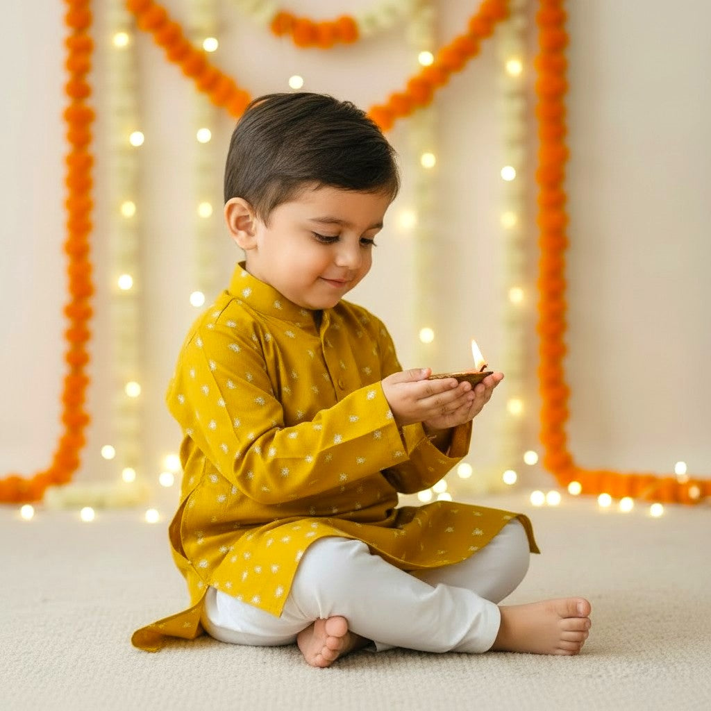 Premium Cotton Kurta Set for Boys