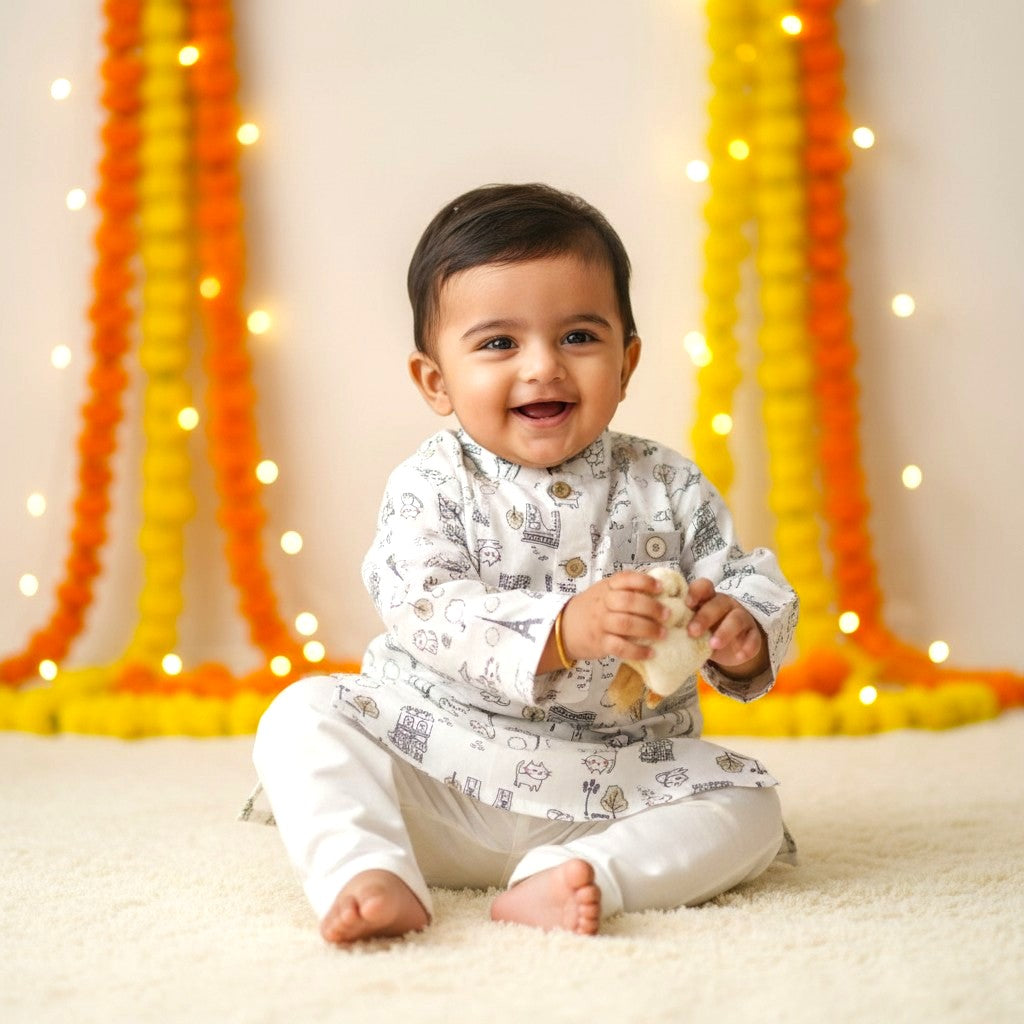 Premium Cotton Kurta Set for Boys