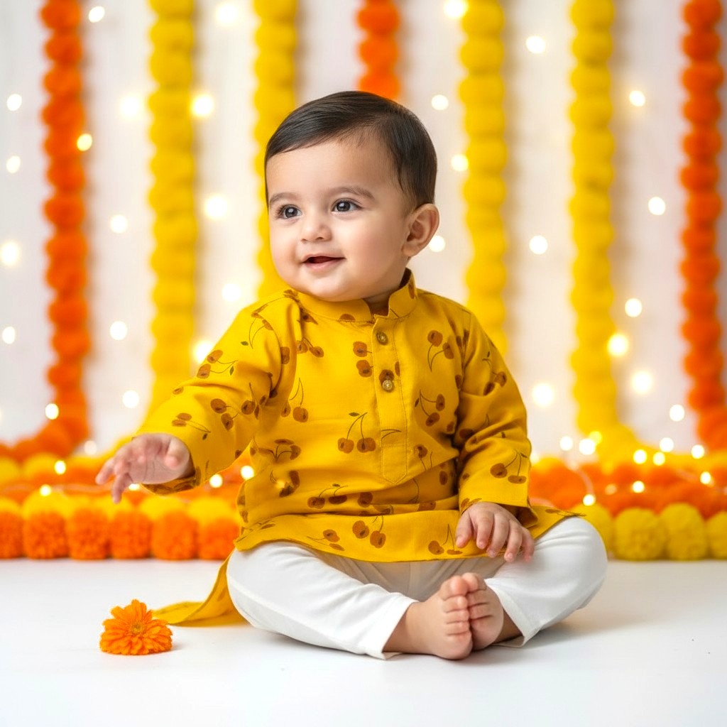 Premium Cotton Kurta Set for Boys