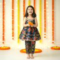 Festive Sleeveless Cotton Kurta Pant set