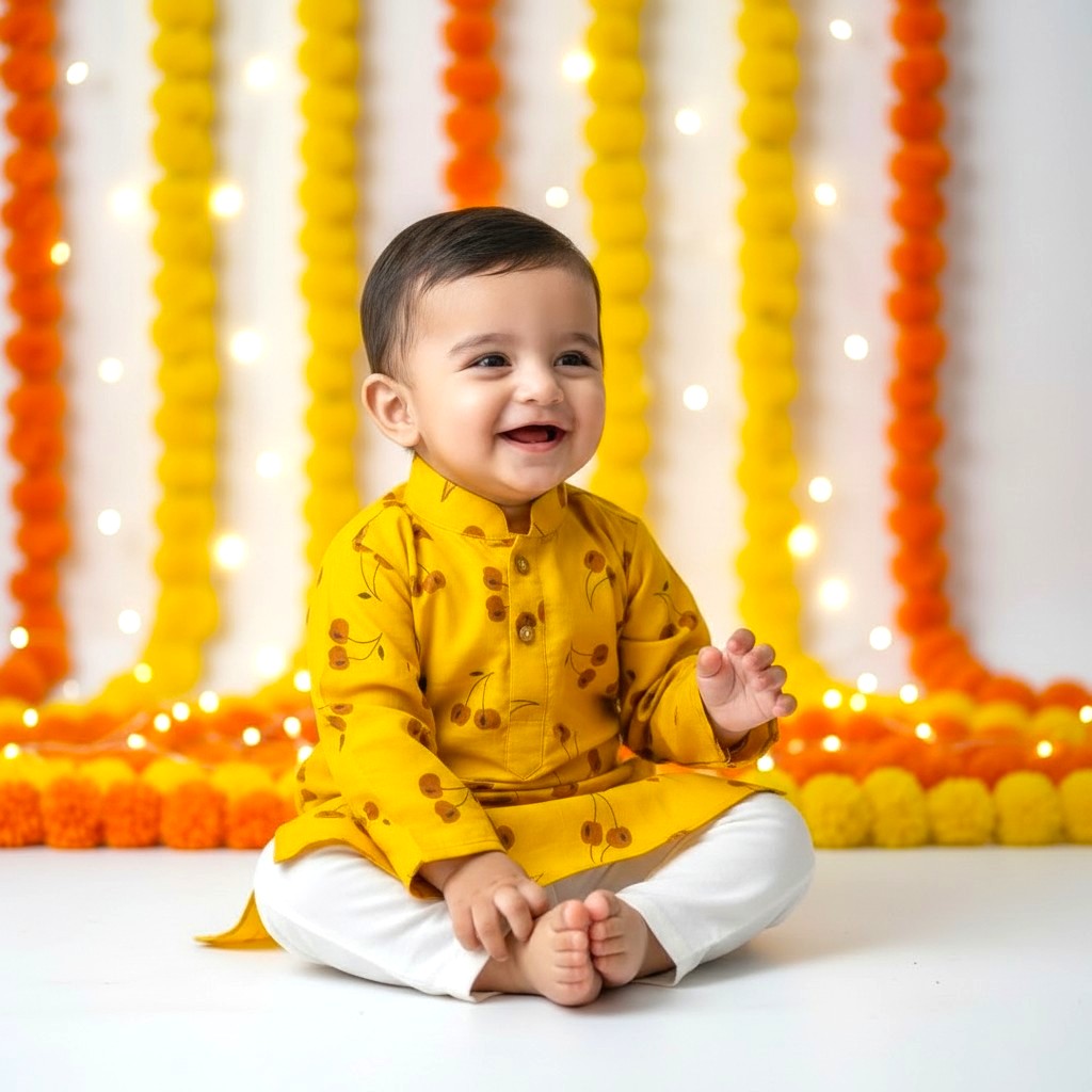 Premium Cotton Kurta Set for Boys