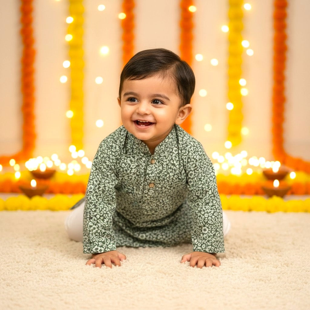 Premium Cotton Kurta Set for Boys