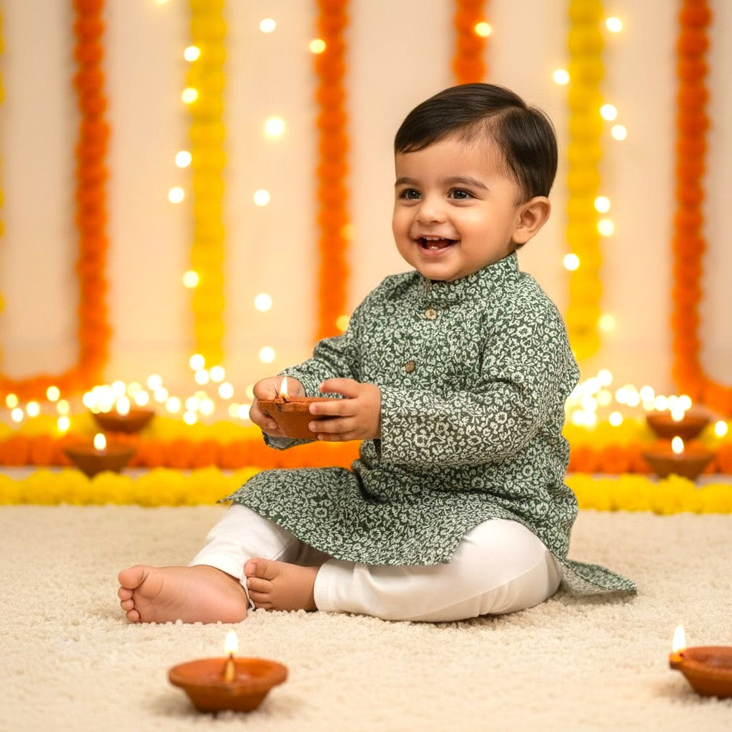 Premium Cotton Kurta Set for Boys