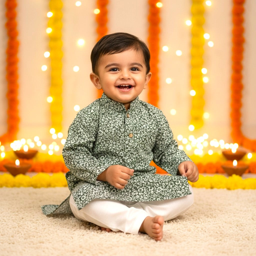 Premium Cotton Kurta Set for Boys