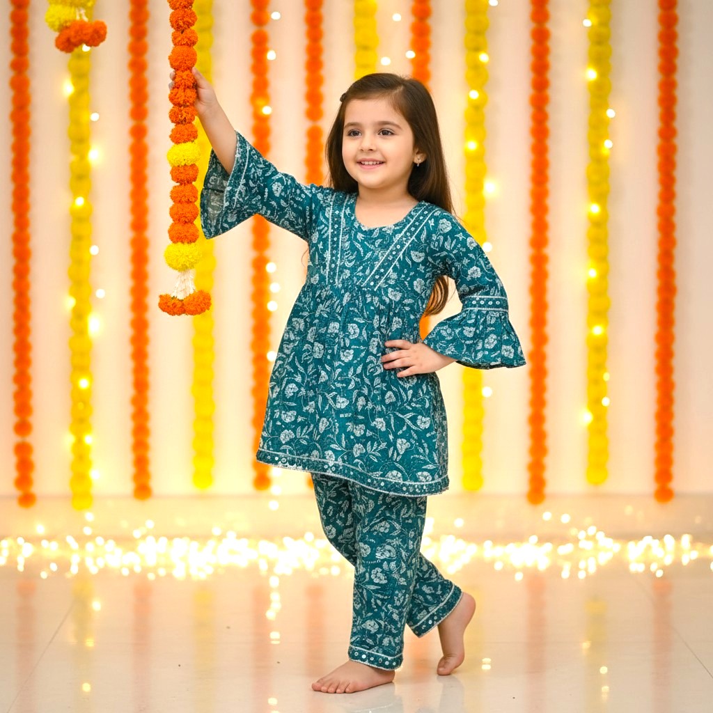 Premium Festive Cotton Co-ord Set