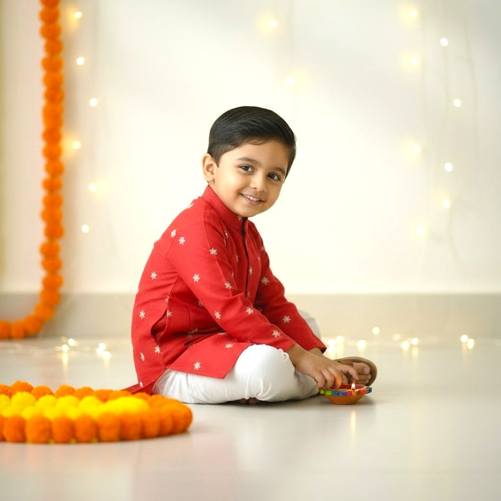 Premium Cotton Kurta Set for Boys