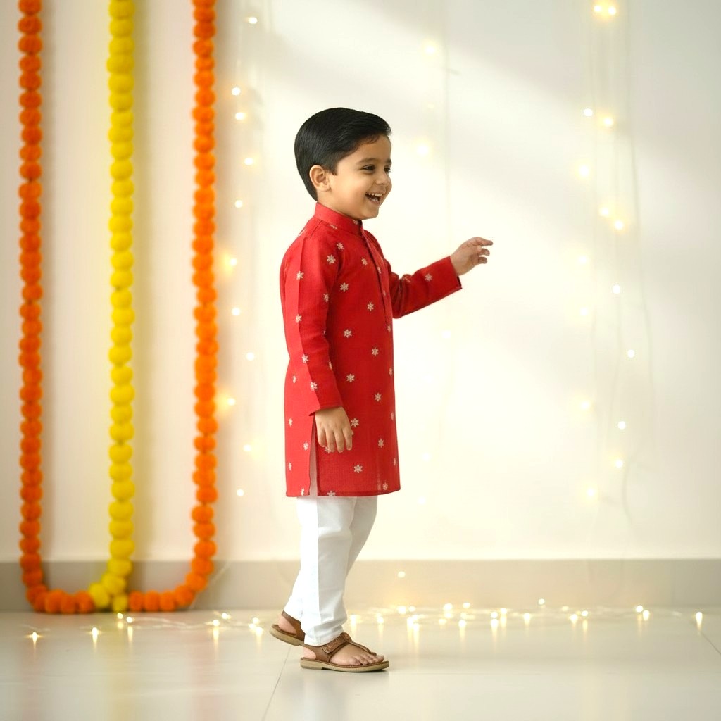 Premium Cotton Kurta Set for Boys