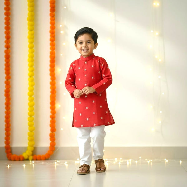 Premium Cotton Kurta Set for Boys