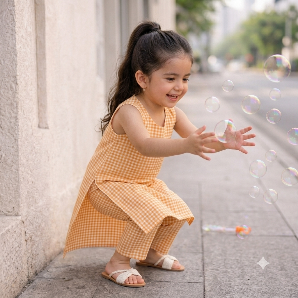 Premium Cotton Kurta Set for Girls