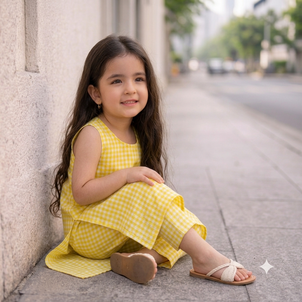 Yellow Cotton Sibling Combo