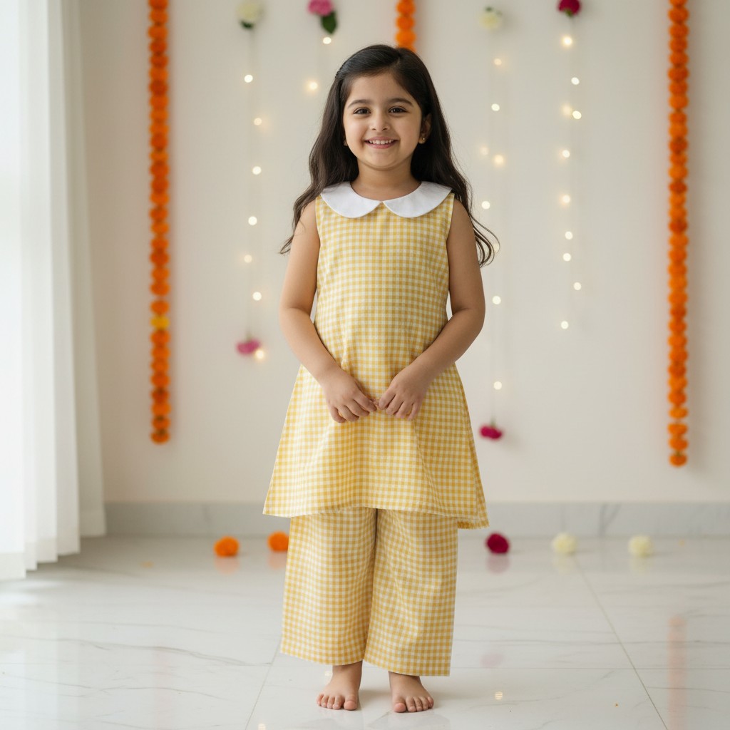 Premium Cotton Kurta Set for Girls