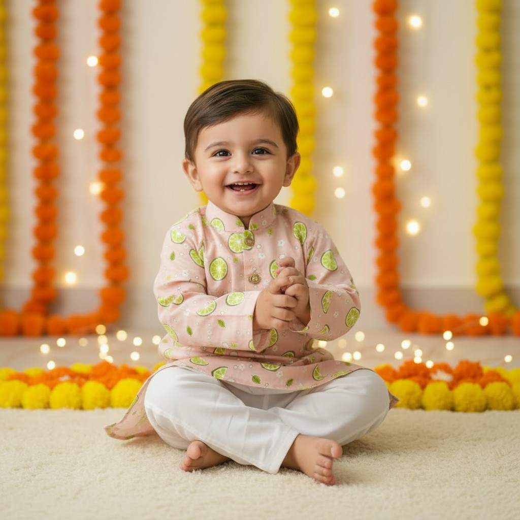 Premium Cotton Kurta Set for Boys
