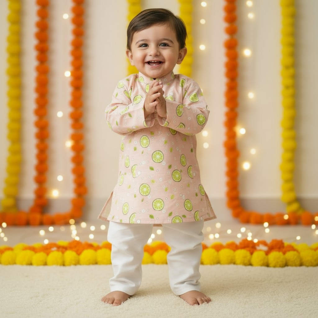 Premium Cotton Kurta Set for Boys
