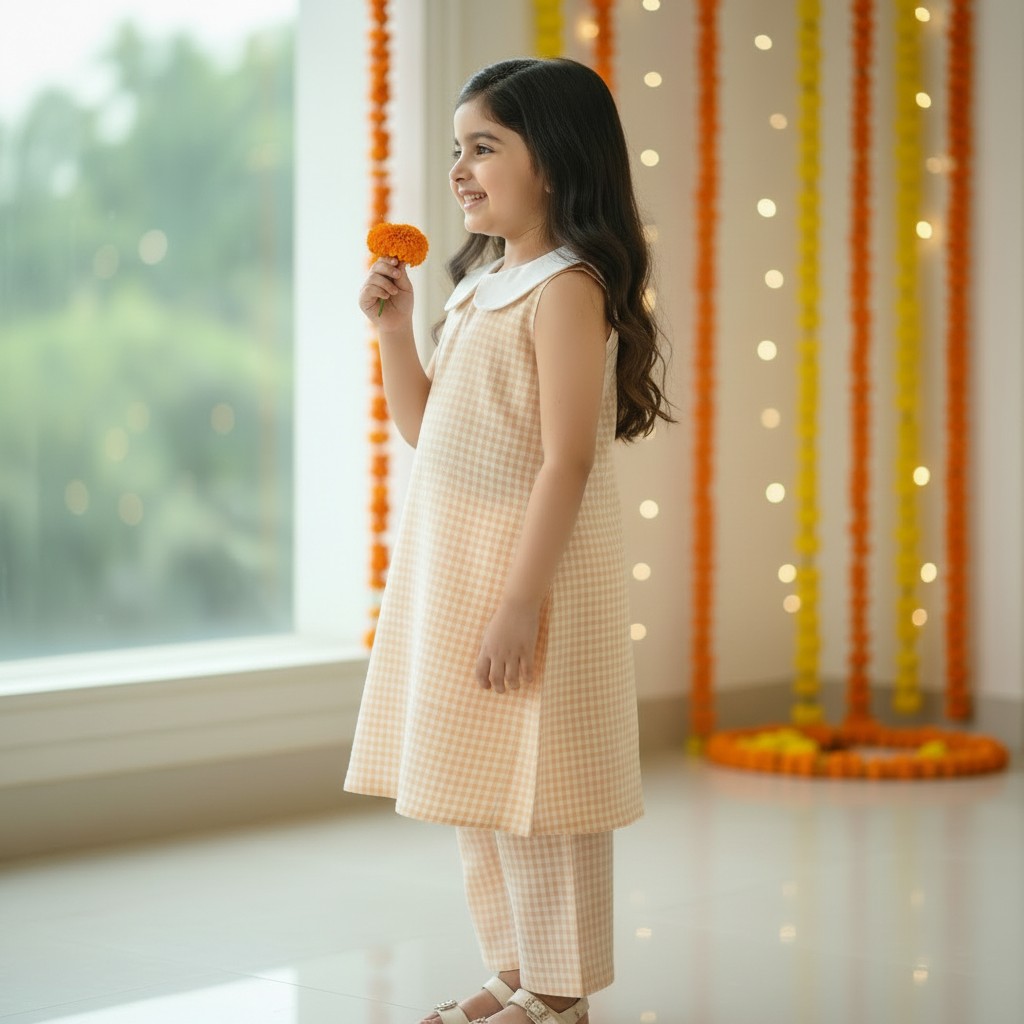 Premium Cotton Kurta Set for Girls