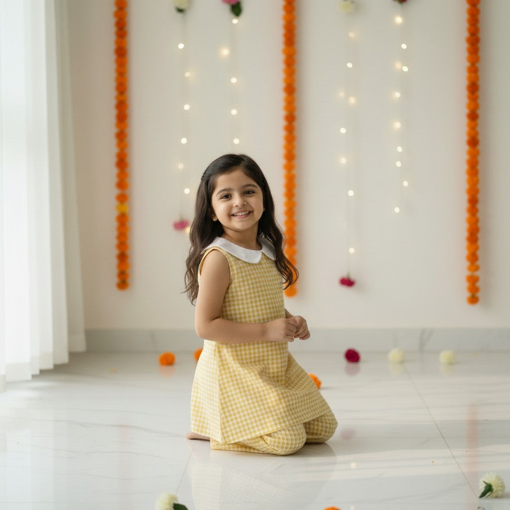 Premium Cotton Kurta Set for Girls