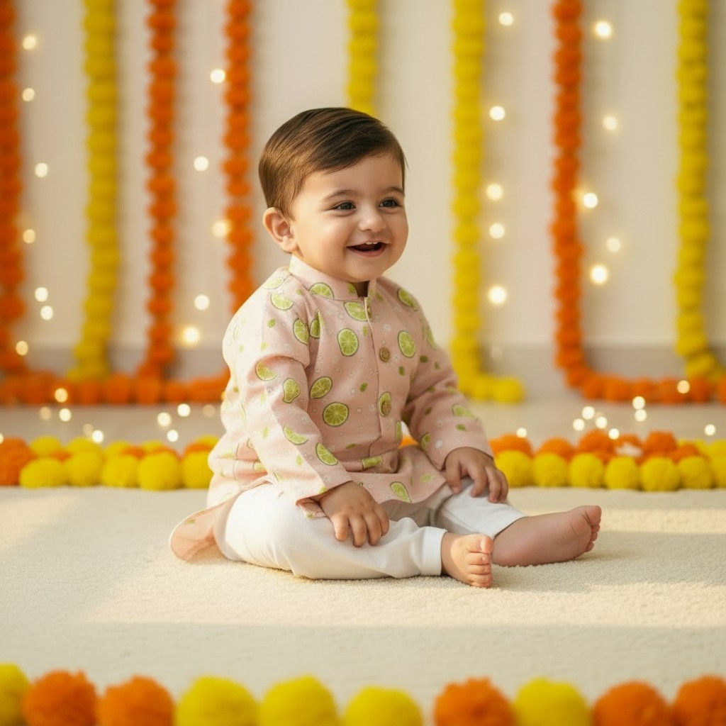 Premium Cotton Kurta Set for Boys