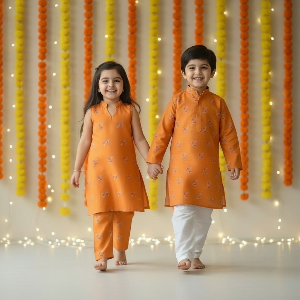 Orange Sibling Set