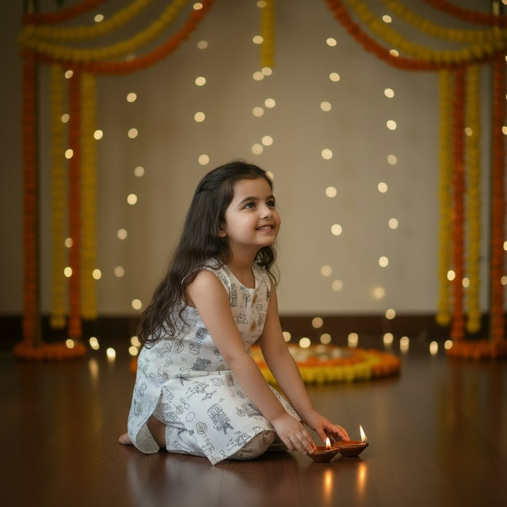 Premium Cotton Kurta Set for Girls