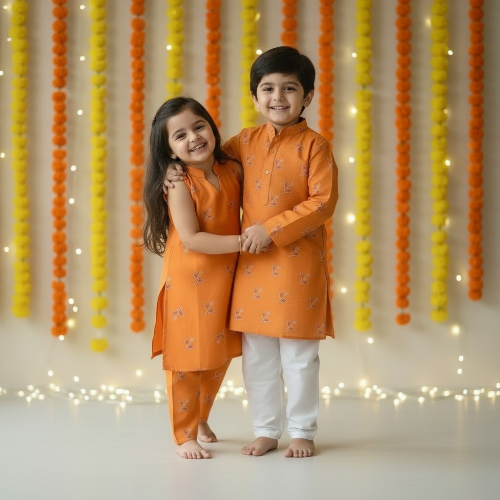 Orange Sibling Set