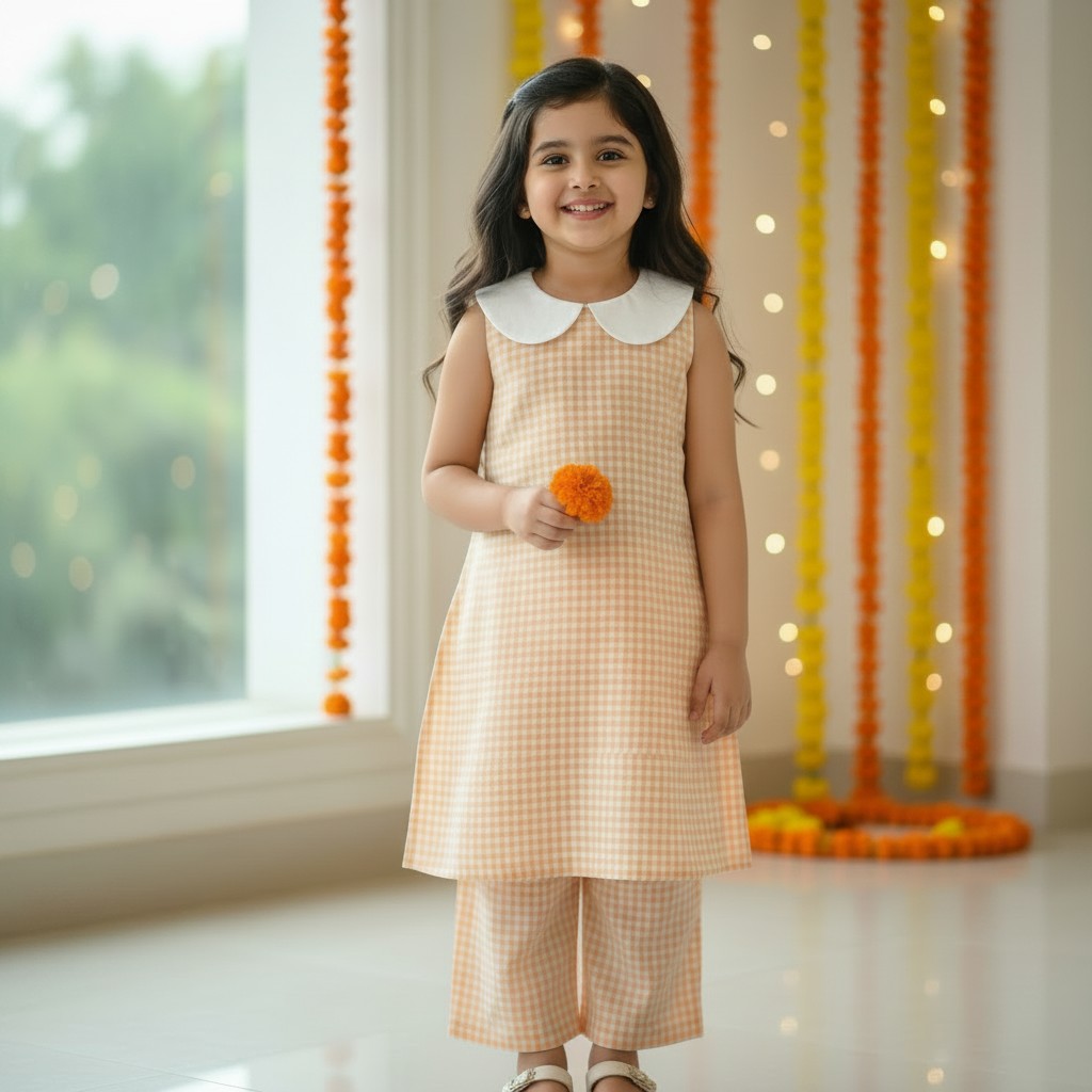Premium Cotton Kurta Set for Girls