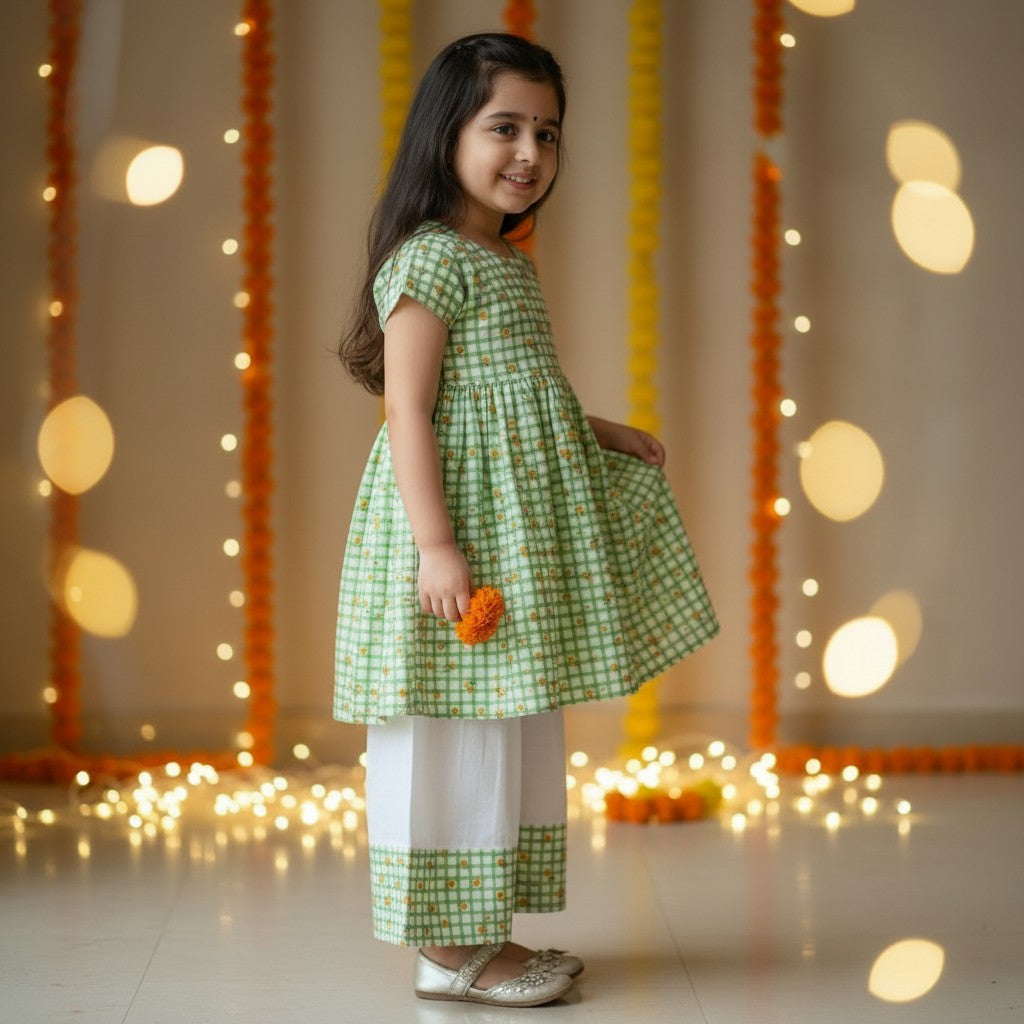 Premium Cotton Kurta Set for Girls