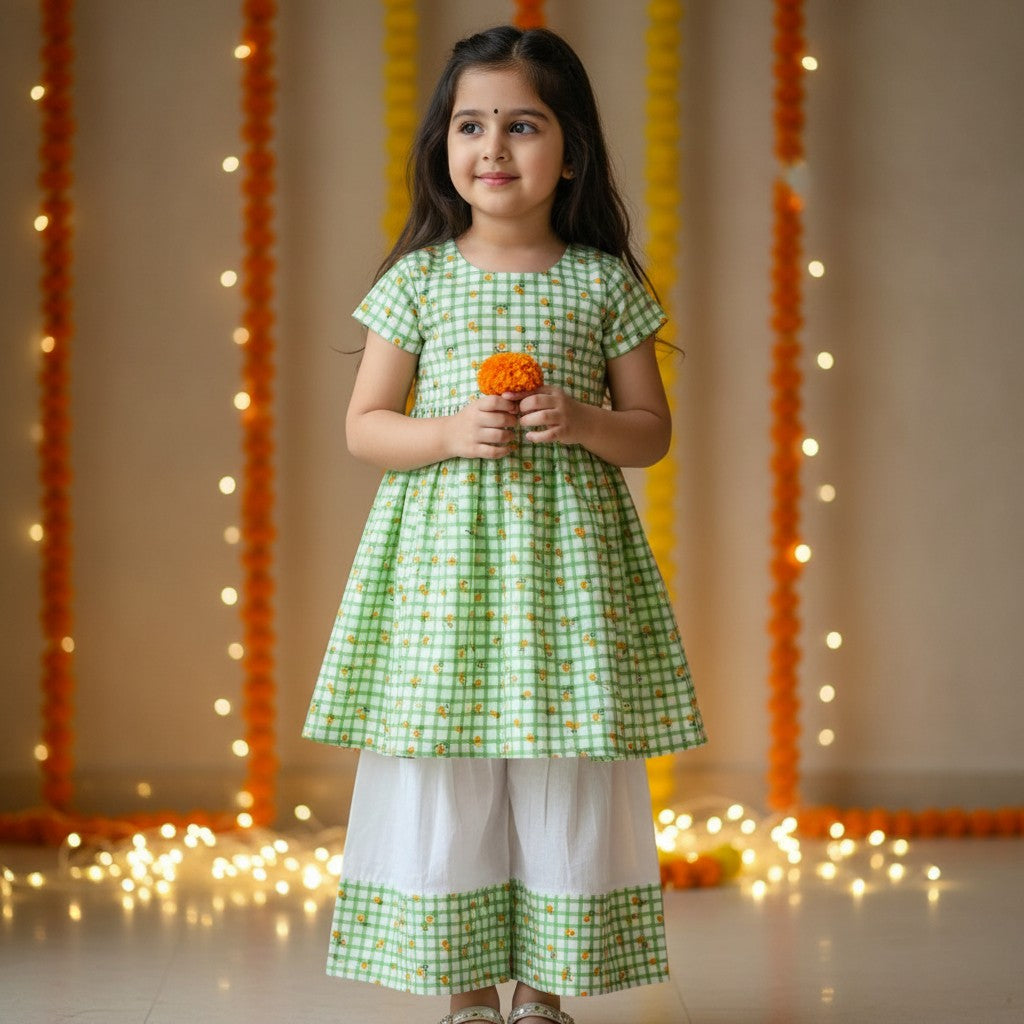 Premium Cotton Kurta Set for Girls