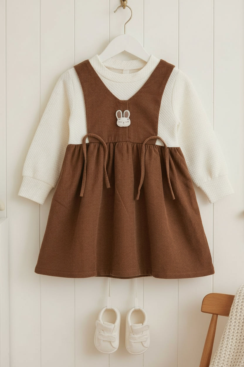 Brown Summer Dress For Baby Girl