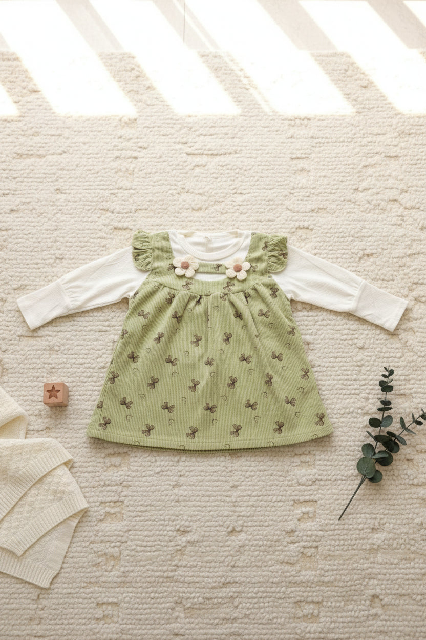 Green Summer Dress For Baby Girl