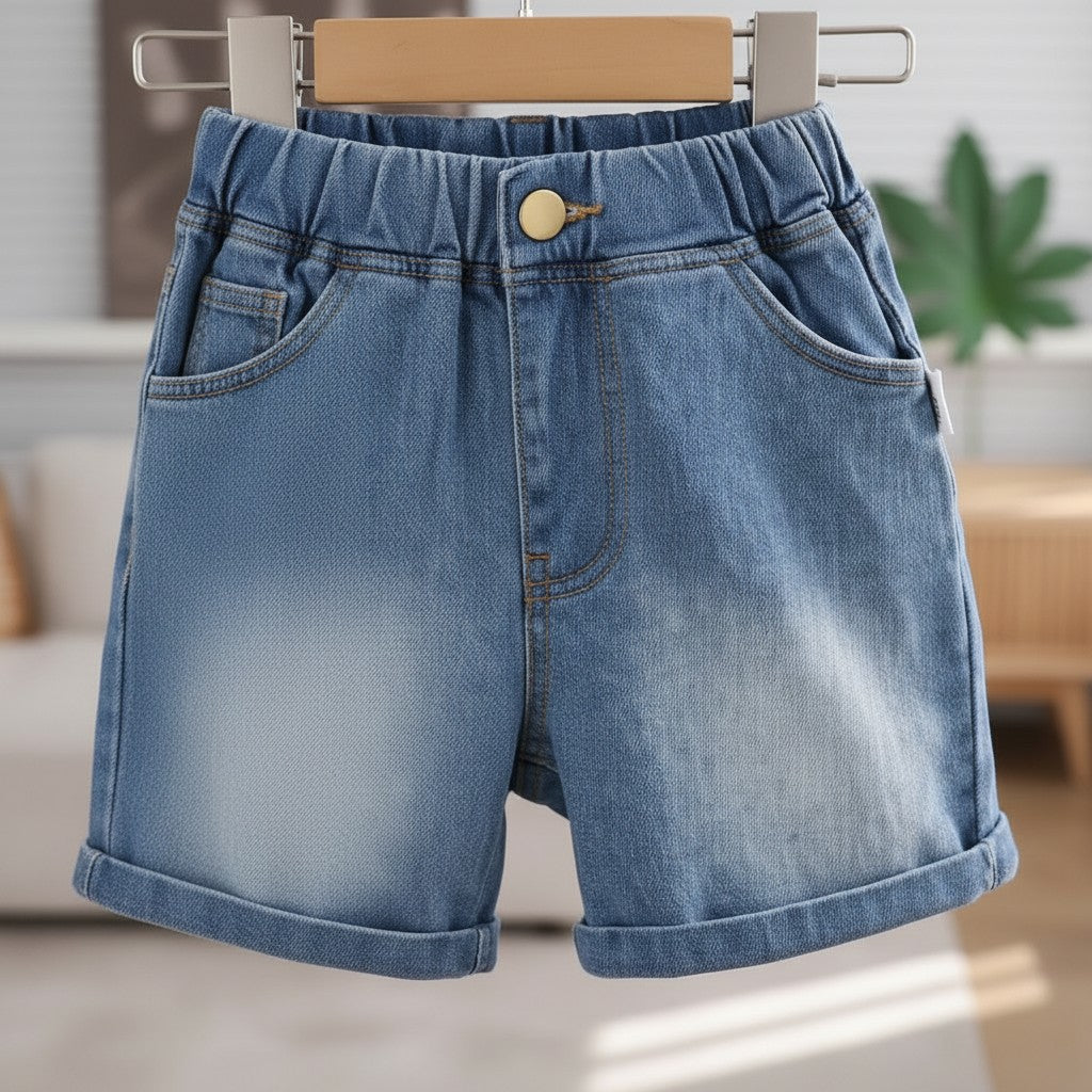Yellow T-shirt with shorts For Kids