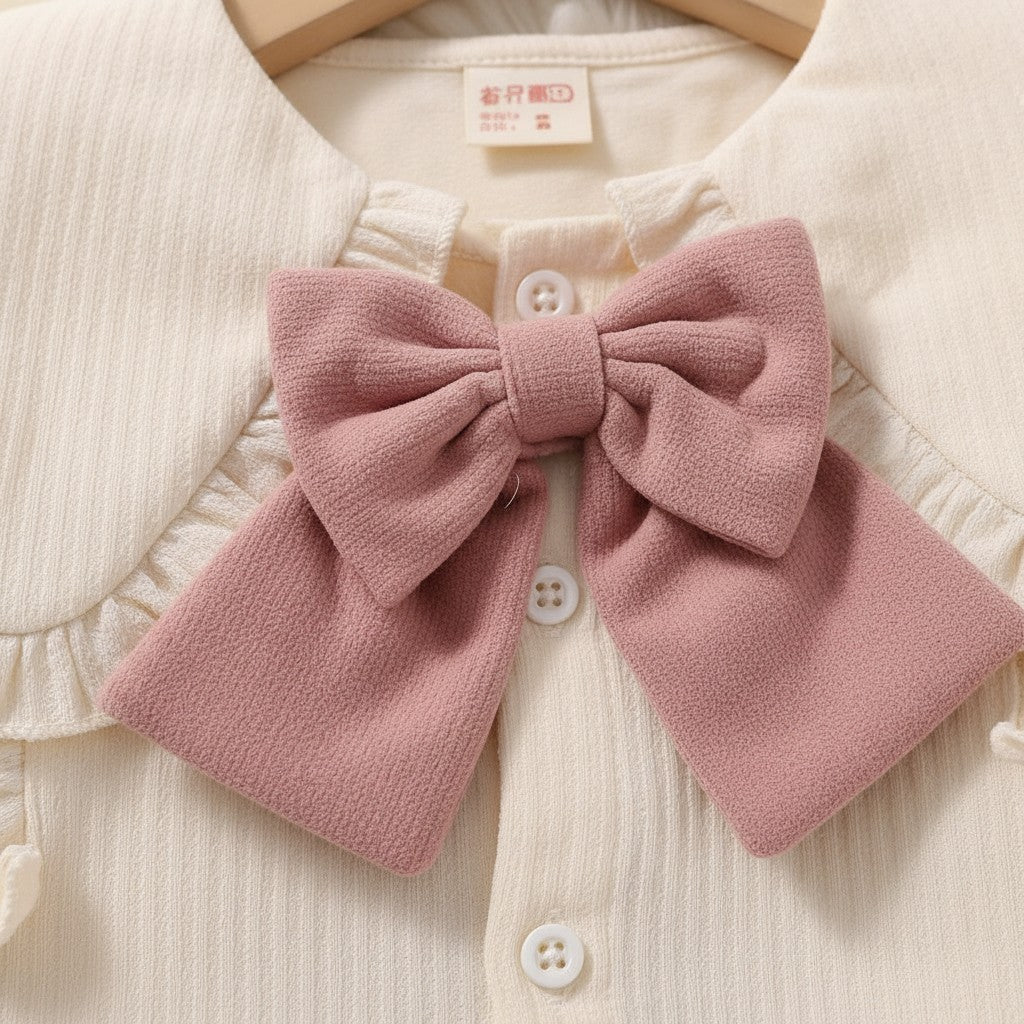 Pink Cotton Co-ord set For Kids