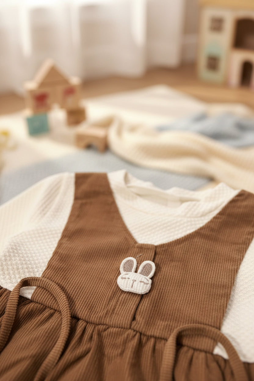 Brown Summer Dress For Baby Girl