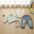 Pista Cotton Shirt with Pants For Kids