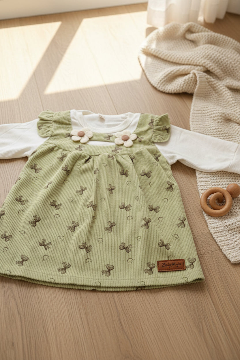 Green Summer Dress For Baby Girl