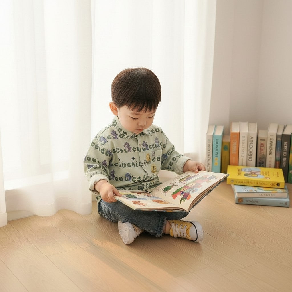 Pista Cotton Shirt with Pants For Kids