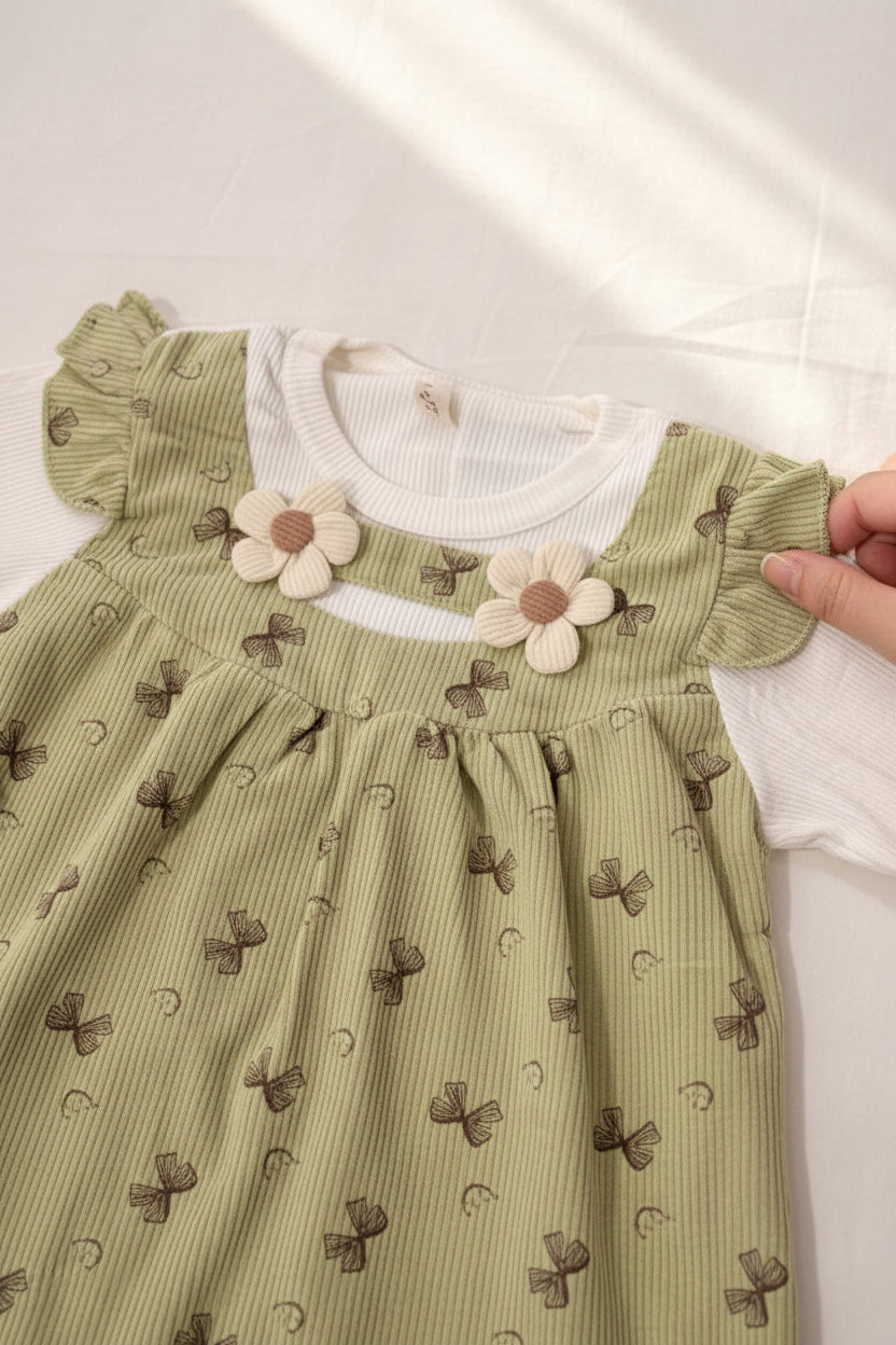 Green Summer Dress For Baby Girl